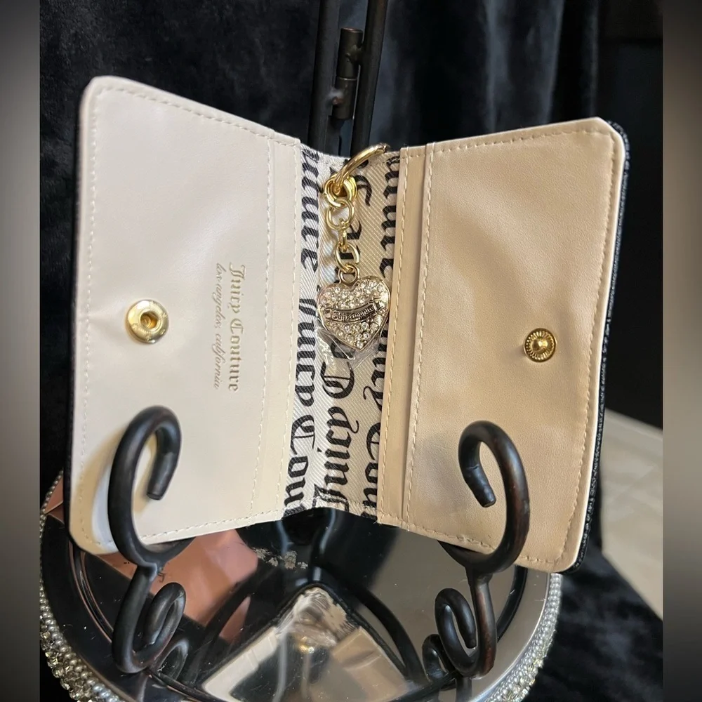🖤🖤NWT JUICY COUTURE LIQUORICE “ONLY YOU AND ME CC KEY FOB”🖤🖤